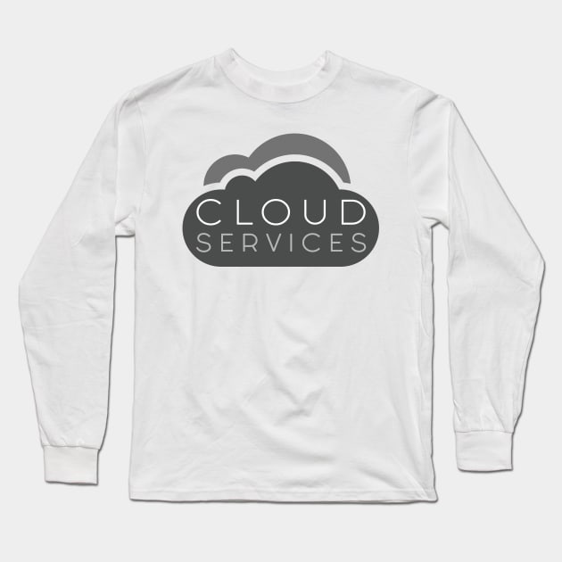 Cloud Services Long Sleeve T-Shirt by JakeRhodes